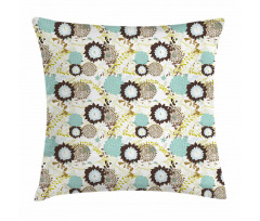 Abstract Ornate Flower Pillow Cover