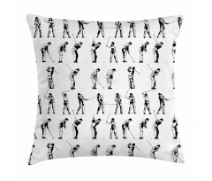 Golf Swing Hobby Play Pillow Cover