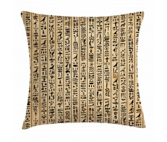 Ancinet Hieroglyphs Pillow Cover