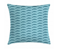Marine Aquatic Fauna Pillow Cover