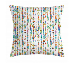 Sea Shells Nautical Pillow Cover