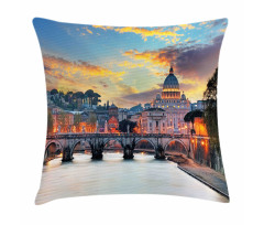 View of Vatican Rome Pillow Cover