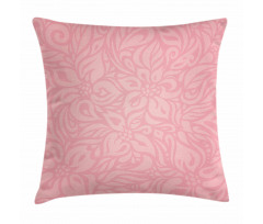 Floral Abstract Artwork Pillow Cover