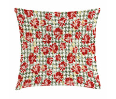 Scottish Houndstooth Pillow Cover