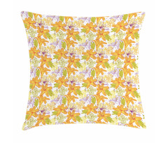 Lily Petals Exotic Bloom Pillow Cover
