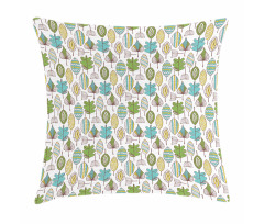 Doodle Dandelions Boho Pillow Cover