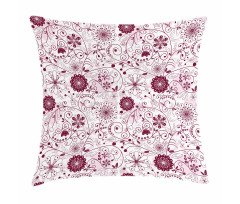 Vibrant Baroque Pillow Cover