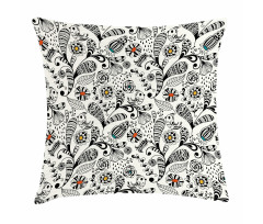 Spring Foliage Ethnic Pillow Cover