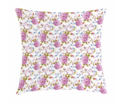 Vintage Spring Scenery Pillow Cover