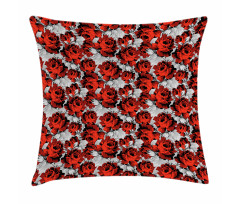 Roses Vintage Valentines Pillow Cover