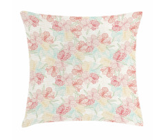 Orchid in Soft Colors Pillow Cover