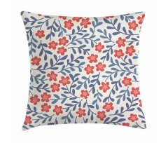 Spring Imagery Vintage Pillow Cover