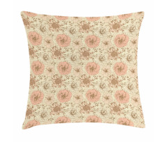 Exotic Hibiscus Plant Pillow Cover