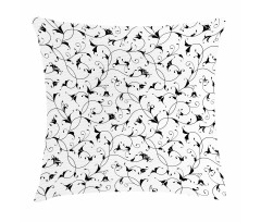 Oriental Leaf Designs Pillow Cover