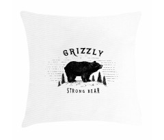 Strong Wild Animal Forest Pillow Cover