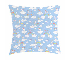 Mythical Creatures Jump Pillow Cover