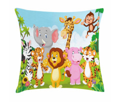 Comic Savannah Pillow Cover