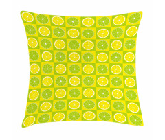 Lemon Lime Pop Art Pillow Cover