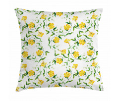 Botanical Theme Pillow Cover