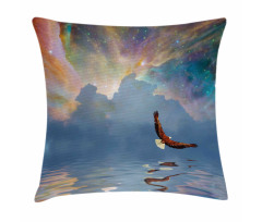 Majestic Huge Bird Flying Pillow Cover
