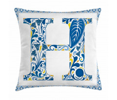 Azulejo Frame Pillow Cover