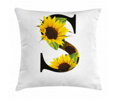 Sunflower Art Design Pillow Cover