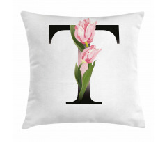 Spring Garden Flora T Pillow Cover