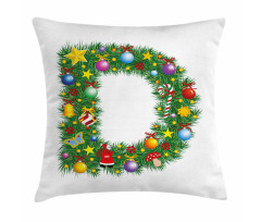 Happy Christmas Pine Pillow Cover