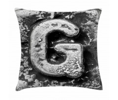 Capital Gothic Effect Pillow Cover