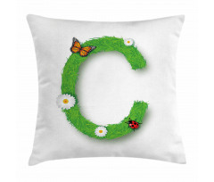 C with Grass Greenland Pillow Cover