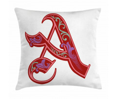 Classic Ornate Initial Pillow Cover
