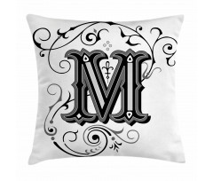 Eastern Abstract M Pillow Cover