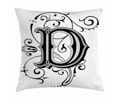 D Medieval Art Pillow Cover