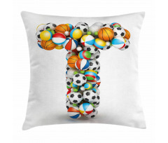 Big Small Game Balls Pillow Cover