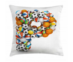 Game Sports Typography Pillow Cover
