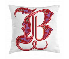 Gothic Abstract B Sign Pillow Cover