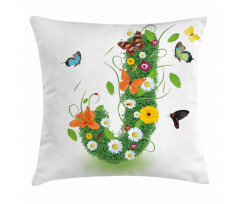 Butterfly Flourish Pillow Cover