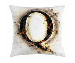 Words on Fire Theme Pillow Cover
