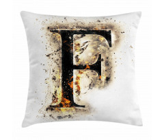 Aflame F Latin Pillow Cover