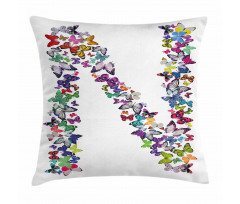 Capitalized N Animals Pillow Cover