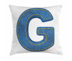 Modern Denim Cloth Pillow Cover