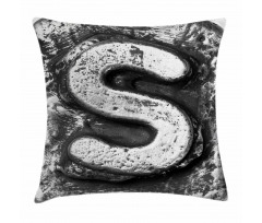 Industry Alphabet Font Pillow Cover