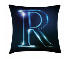 Futuristic Design R Pillow Cover