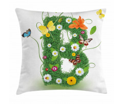 Flourish Daisy Garden Pillow Cover
