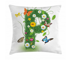 Lively Summer Wings Pillow Cover