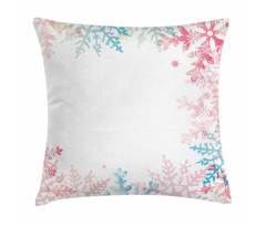 Winter Inspired Pastel Pillow Cover