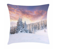 Sunrise Rural Fields Pillow Cover