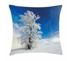 Lonely Tree Rural Land Pillow Cover