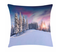 Idyllic Serene Panorama Pillow Cover