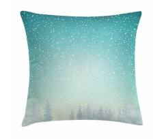 Spruce Forest Snow Woods Pillow Cover